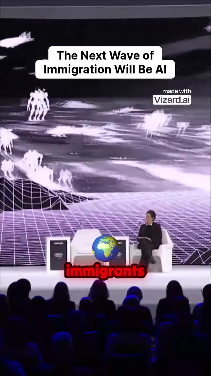 A frame from a clip Vizard exported on its free plan, with "made with Vizard.ai" burned into the upper right