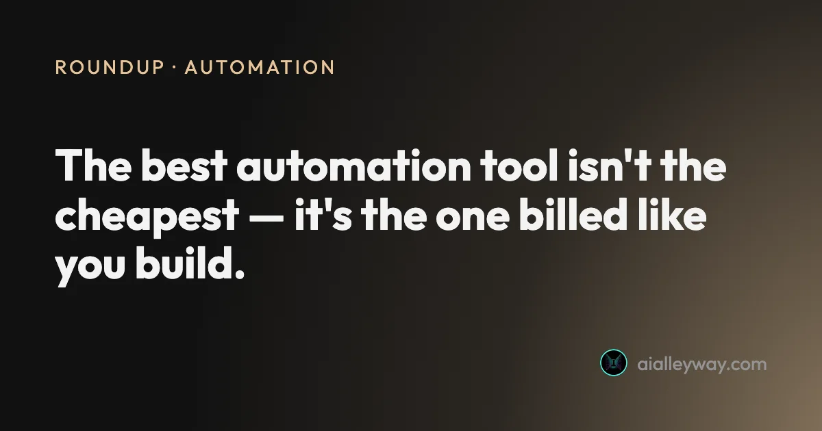 Roundup: Best AI automation tools: which one fits how you build