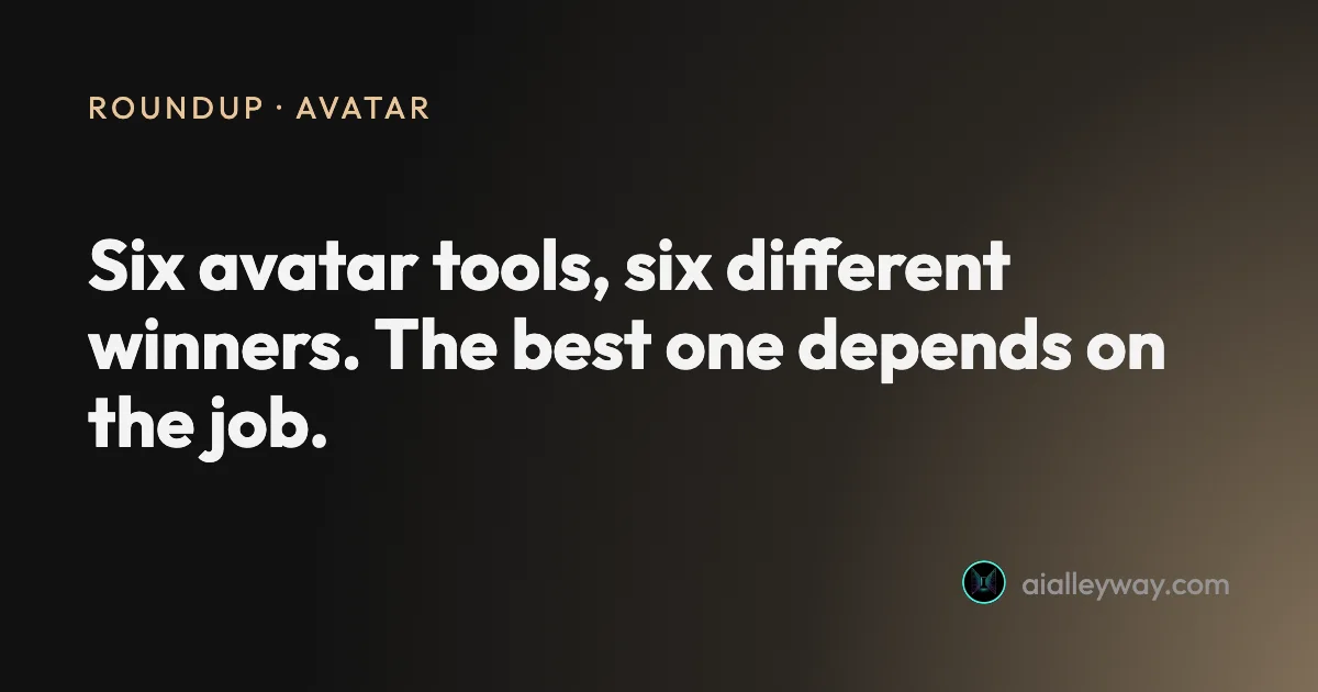 Roundup: Best AI avatar generator: our picks for every use case