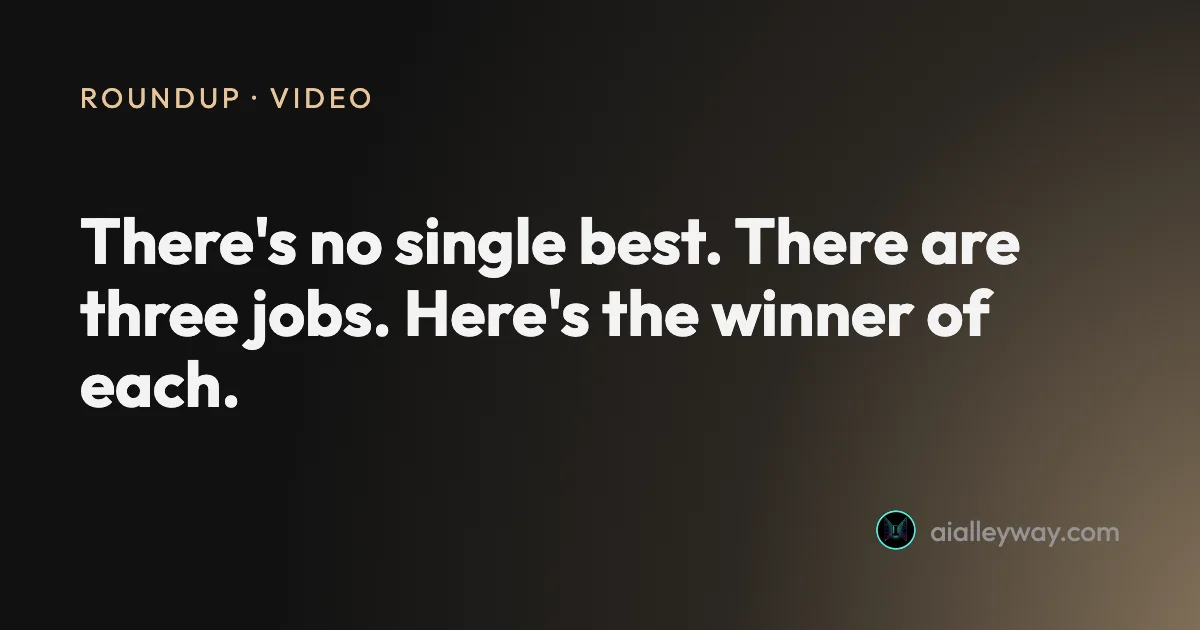 Roundup: The Best AI Video Generator for Every Kind of Video