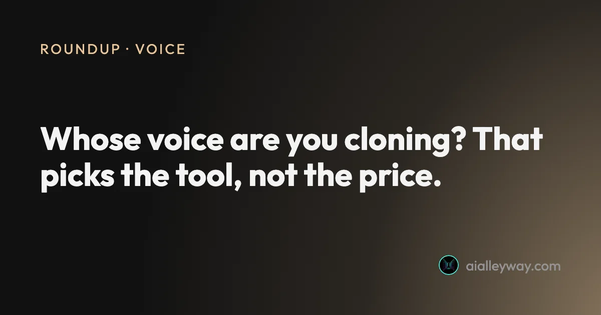 Roundup: Best AI voice cloning: which tool actually sounds like you?