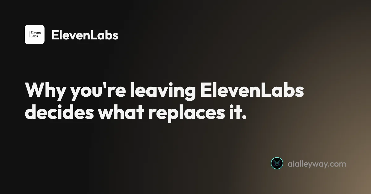 Roundup: Best ElevenLabs alternatives: which one replaces it?