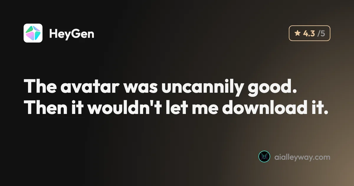 Review: HeyGen review: stunning avatars, a stingy free plan