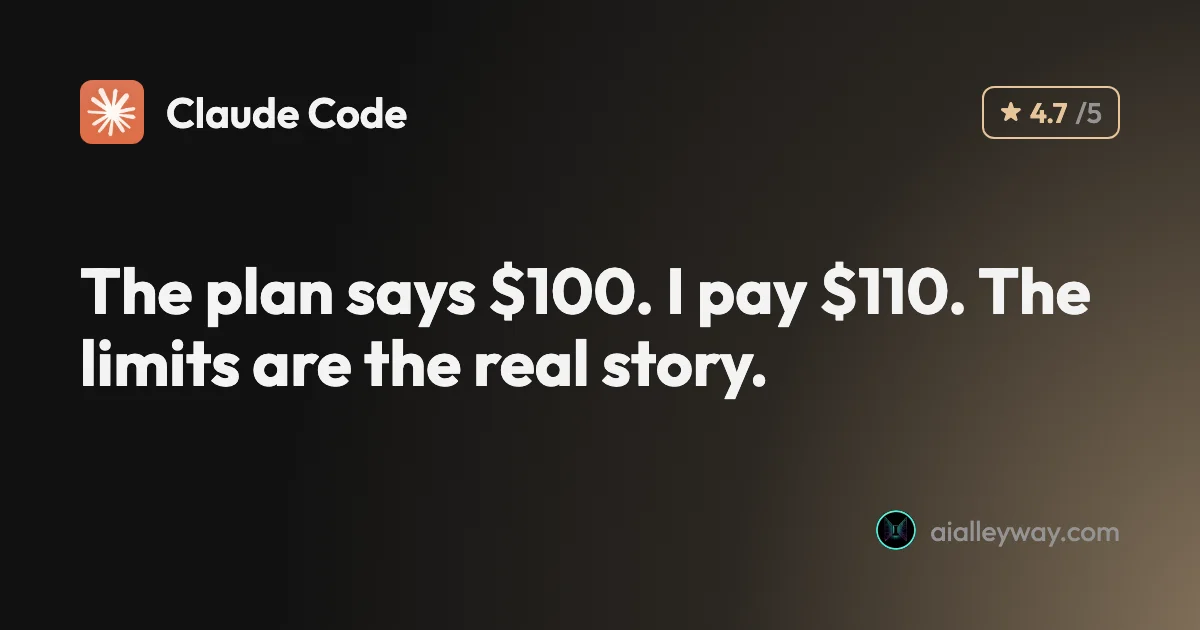 Is Claude Code worth it? What $110 a month actually buys