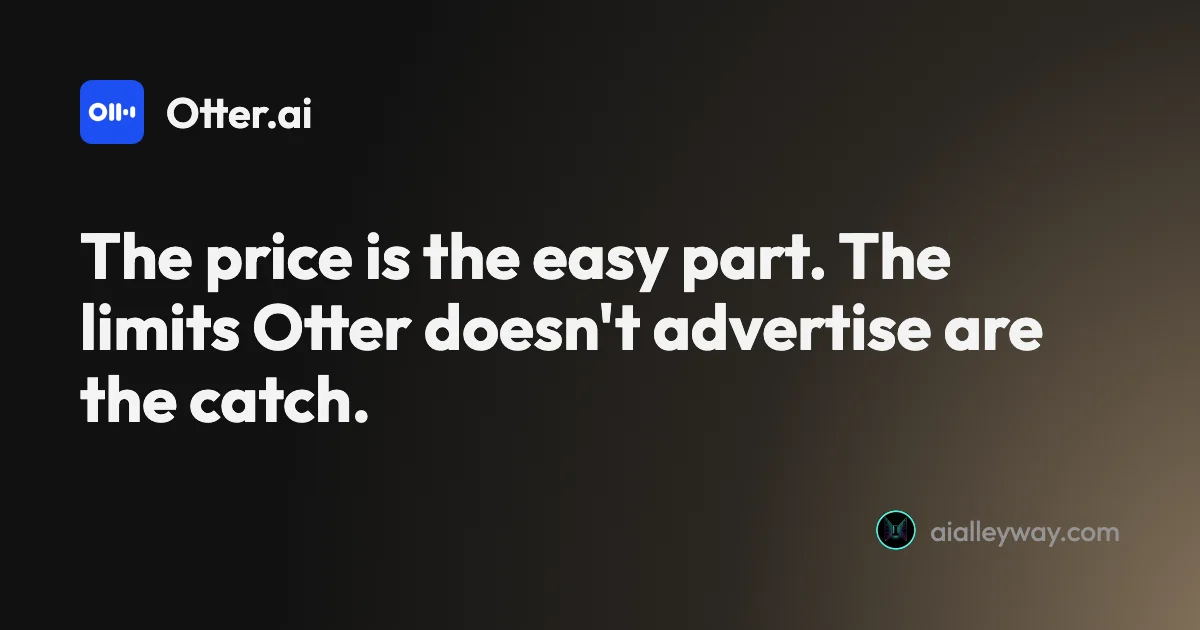 Guide: Otter.ai pricing: what you'll actually pay in 2026