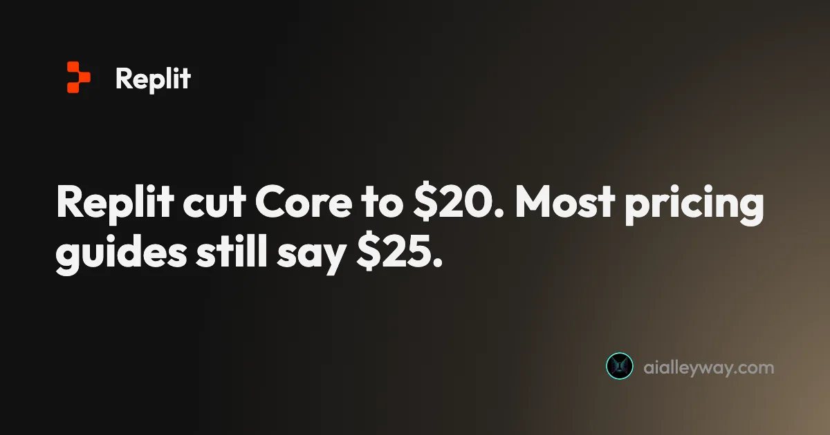 Guide: Replit pricing: what $20 of credits actually buys