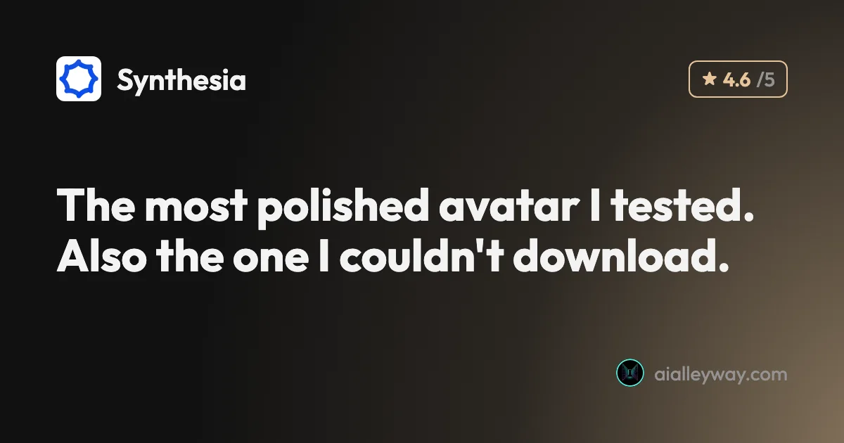 Synthesia review: the enterprise standard, at a price